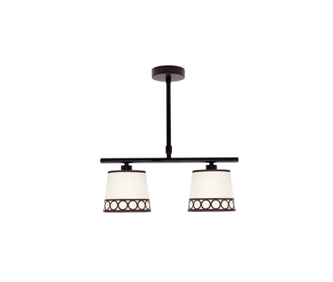 Lampara de techo metal color marron serie dalia 50cm