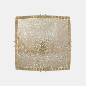 candeeiro de tecto em metal dourado série tenor 30cm