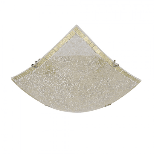 candeeiro de tecto em metal dourado série tenor 30cm