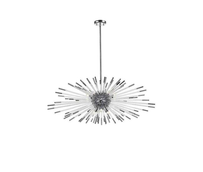 Lampara de techo metal color cromo serie 0cm