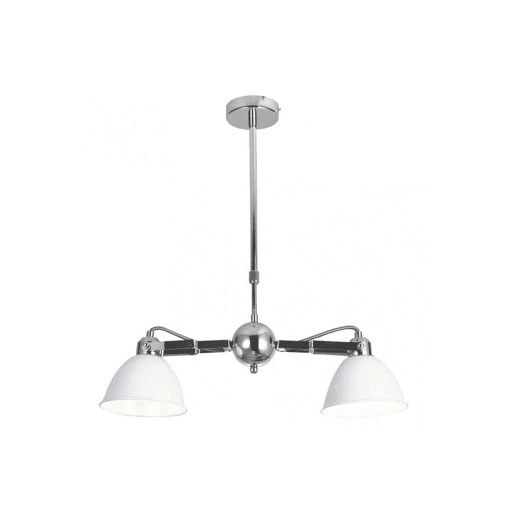candeeiro de tecto metálico série cor branca buri 52cm