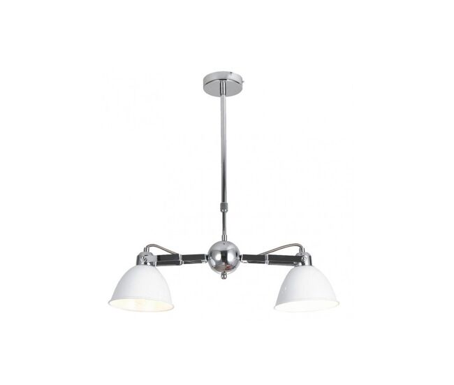 Lampara de techo metal color blanco serie buri 52cm
