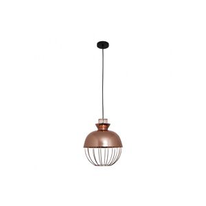 candeeiro de tecto em metal cor de cobre série toyama 29cm