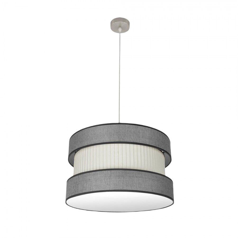 Colgante metal color niquel serie home 50cm