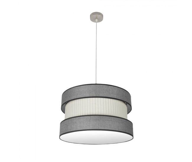 Colgante metal color niquel serie home 50cm