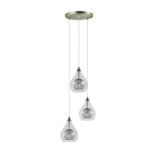 candeeiro de tecto em metal dourado série lhasa 30cm