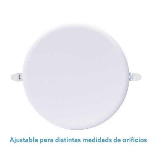 downlight policarbonato cor branca migmatita série 22,7cm