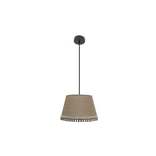 candeeiro de tecto têxtil cor bege série ada 40cm candeeiro de tecto têxtil cor bege série ada 40cm