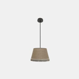 candeeiro de tecto têxtil cor bege série ada 40cm