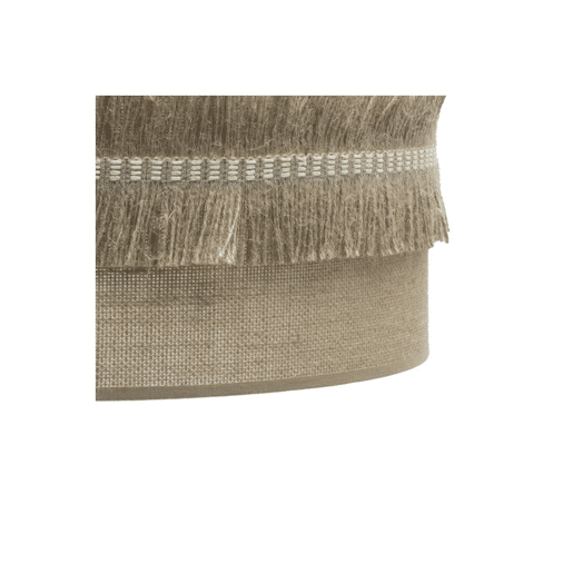 pendente têxtil cor bege série kala 60cm pendente têxtil cor bege série kala 60cm