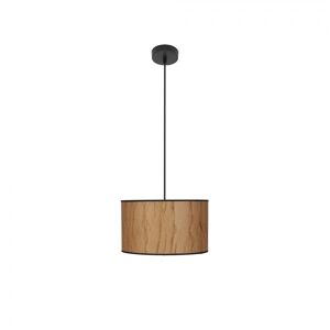 pendente de metal cor preta série papiro 30cm
