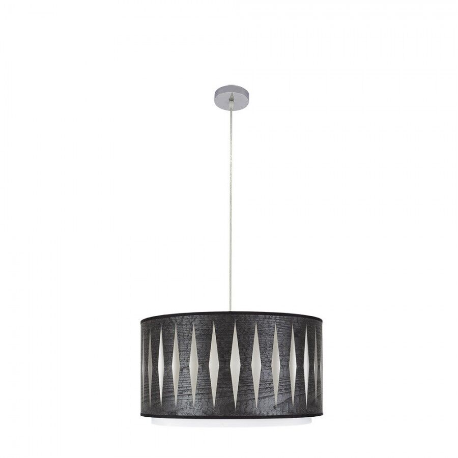 Colgante metal color cromo serie alexandra 40cm