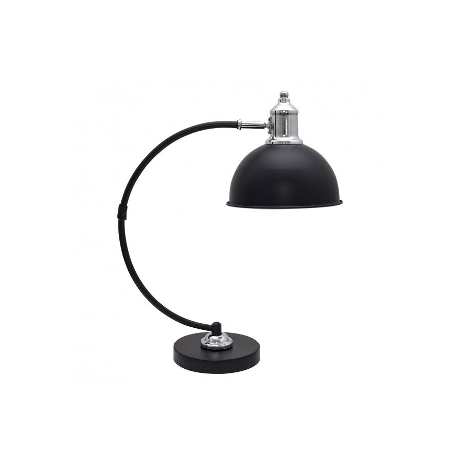 Lampara escritorio metal color negro serie lujã¡n 36cm