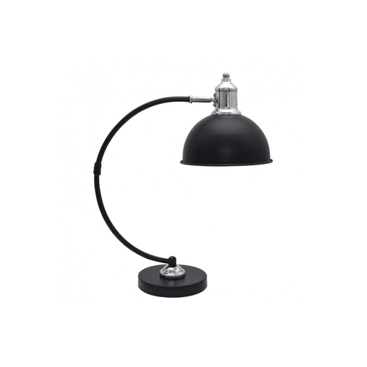 candeeiro de secretária em metal preto série lujã¡n 36cm candeeiro de secretária em metal preto série lujã¡n 36cm