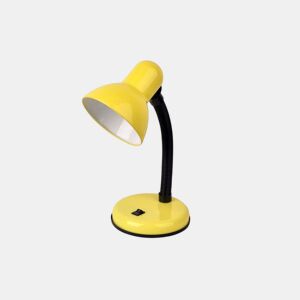 candeeiro de secretária em metal amarelo série iodo 14cm