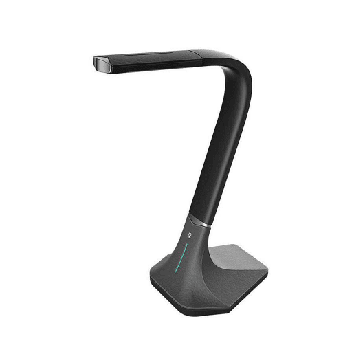candeeiro flexográfico acrílico cor preta série andaluzite 16cm
