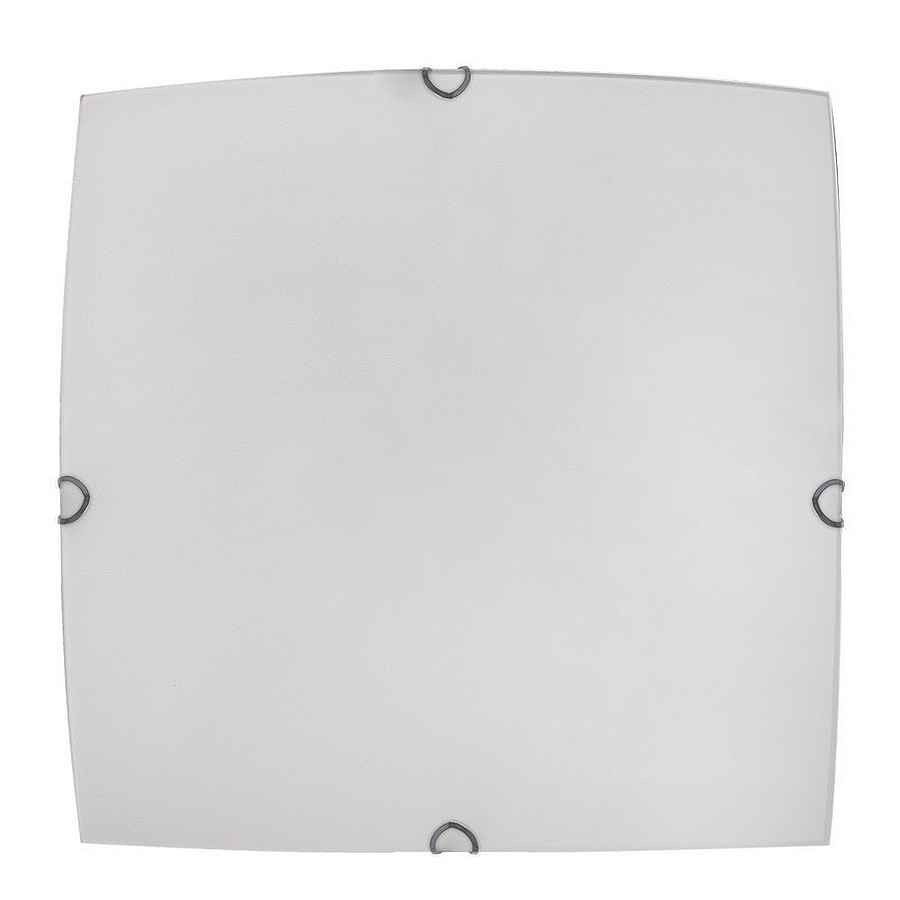 Plafon cristal color blanco serie ayla 25cm