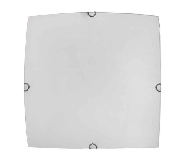 Plafon cristal color blanco serie ayla 25cm