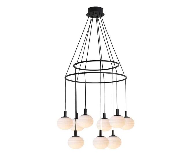 Lampara de techo metal color negro serie cm