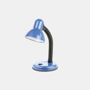 candeeiro de secretária em metal cor azul série iodine 14cm
