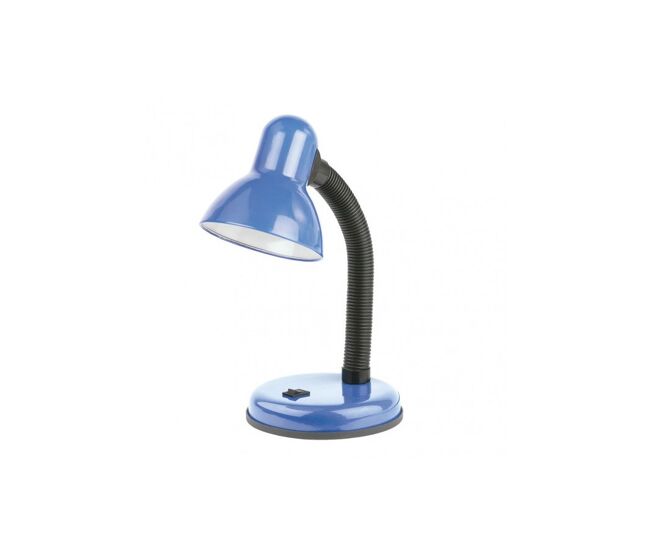 Lampara escritorio metal color azul serie yodo 14cm