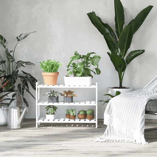 HOMCOM Sapateira de Madeira Estante para Sapatos de 3 Níveis para até 9 Pares de Sapatos para Entrada Corredor Dormitório 70x26x57,5cm Branco