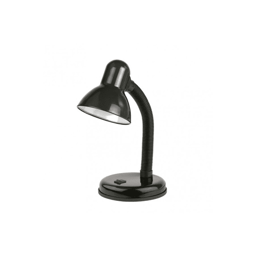 candeeiro de secretária em metal cor preta série iodine 14cm