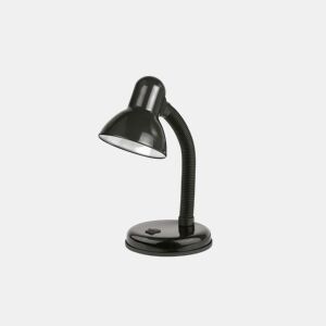 candeeiro de secretária em metal cor preta série iodine 14cm