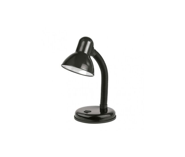 Lampara escritorio metal color negro serie yodo 14cm