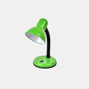 candeeiro de secretária em metal série iodo verde 14cm