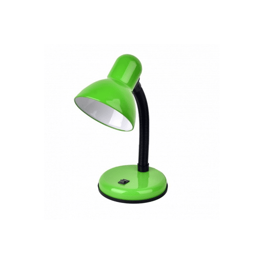 candeeiro de secretária em metal série iodo verde 14cm