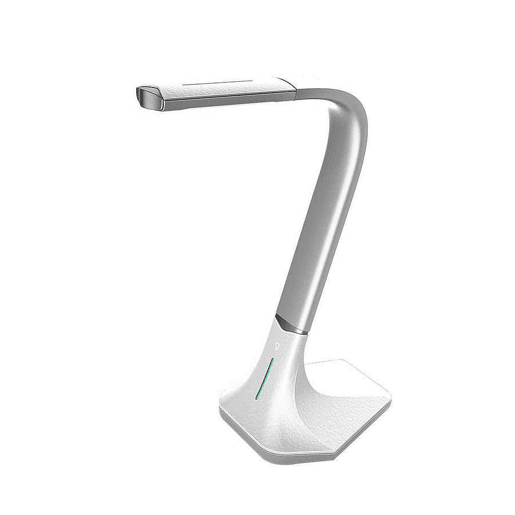 candeeiro flexográfico acrílico branco série andaluzite 16cm