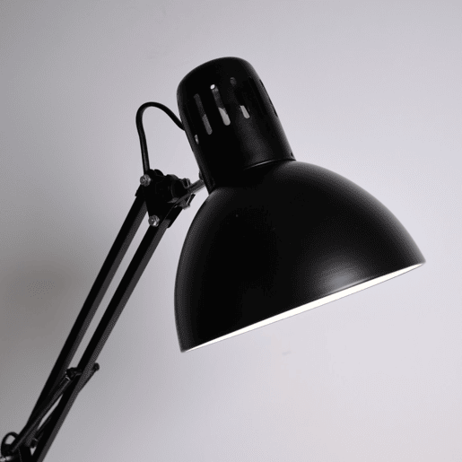 metal preto flexo série arquitecto 20cm metal preto flexo série arquitecto 20cm