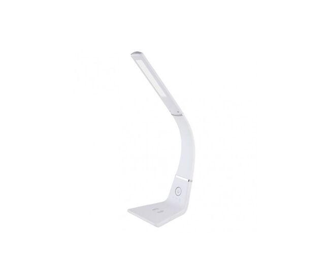 Lampara escritorio aluminio color blanco serie kodonita 13cm