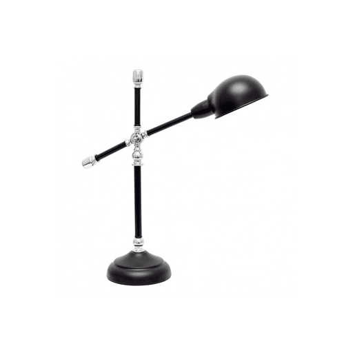 candeeiro de secretária de metal preto série lujã¡¡n 50cm candeeiro de secretária de metal preto série lujã¡¡n 50cm