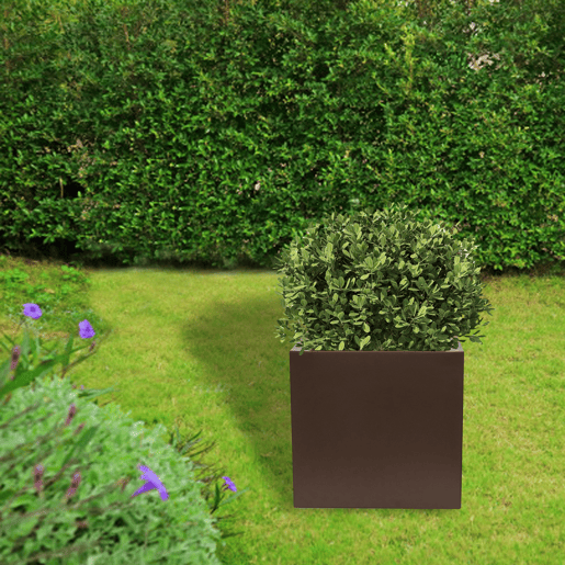 Pote de polietileno de bronze 40x40 cm