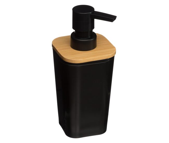 Dispensador de jabón negro natureo