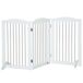 Barrera para Mascota MDF, Acero PawHut Barrera para Mascota MDF, Acero PawHut Blanco
