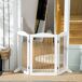 Barrera para Mascota MDF, Acero PawHut Barrera para Mascota MDF, Acero PawHut Blanco