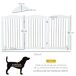 Barrera para Mascota MDF, Acero PawHut Barrera para Mascota MDF, Acero PawHut Blanco