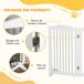 Barrera para Mascota MDF, Acero PawHut Barrera para Mascota MDF, Acero PawHut Blanco