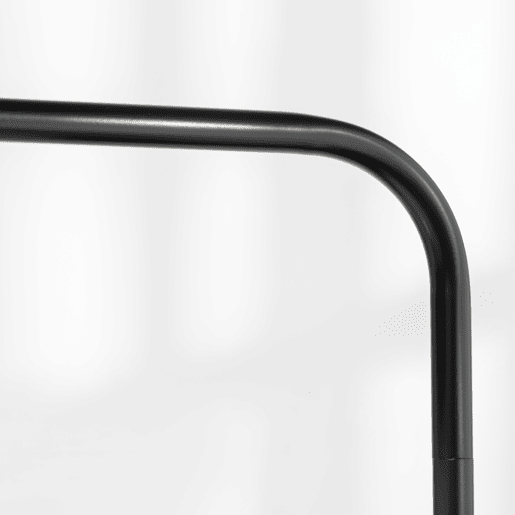 HOMCOM Candeeiro de Pé Moderno Lâmpada E27 Máx. 40W com Ecrã de Linho Estrutura de Aço e Interruptor de Pé Candeeiro de Leitura para Sala de Estar Dormitório 64x38x163,5cm Branco e Preto
