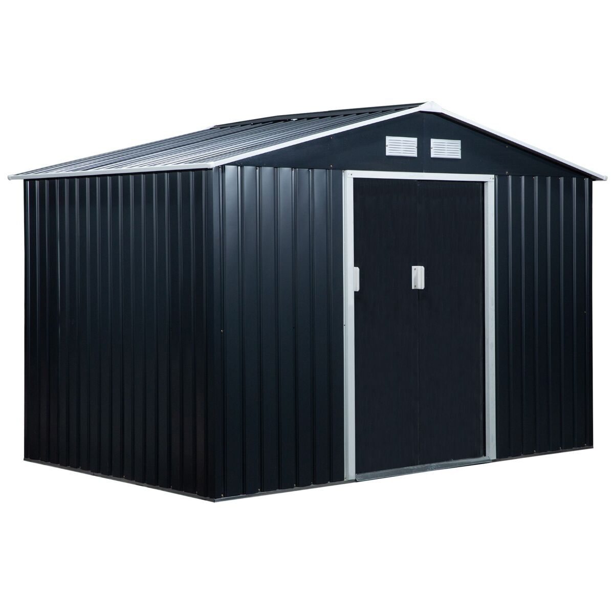 Caseta de Jardín Acero Galvanizado Outsunny 277