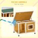 Casa para Perros Madera de Abeto PawHut Casa para Perros Madera de Abeto PawHut Naranja