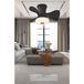 Ventilador De Techo Dc Dubi Negro 55cm Led Cct Regulable Control Remoto Con Temporizador Y Ventilador De Techo Dc Dubi Negro 55cm Led Cct Regulable Control Remoto Con Temporizador Y Negro
