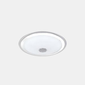 candeeiro de tecto em policarbonato cor branca série magallanes 53cm