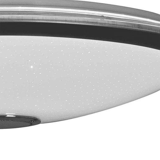 candeeiro de tecto em policarbonato cor branca série magallanes 53cm