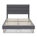 Estructura de Cama tapizada Aroma 90x190 Estructura de Cama tapizada Aroma 90x190 Gris Oscuro
