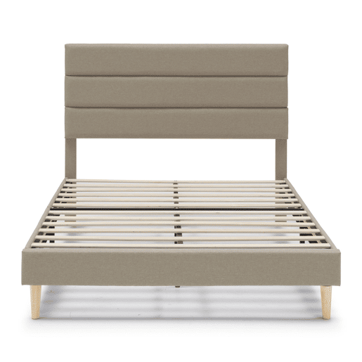 Estrado de cama estofado Aroma 135140x190 cm, Bege