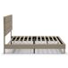 Estructura de Cama tapizada Aroma 135x190 Estructura de Cama tapizada Aroma 135x190 Beige